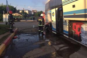 ДТП в Хмельницкой области: Автобус, следовавший по маршруту Одесса-Чехия, попал в аварию