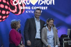 Евровидение-2017: Кличко открыл Еврогородок на Крещатике