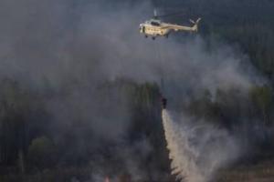 В районе ЧАЭС произошел серьезный пожар