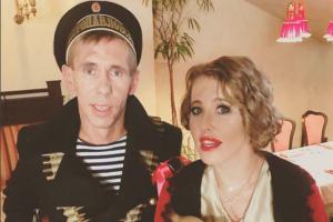 На телеведущую Ксению Собчак напал скандальный Алексей Панин