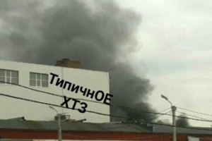 В Харькове горит Роганский мясокомбинат, опубликовано видео