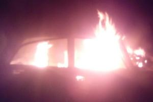 В Житомирской области в результате возгорания автомобиля погиб 47-летний мужчина