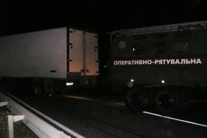 На трассе Одесса - Киев произошло ДТП с участием грузового автомобиля