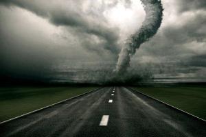 На американский Техас обрушился сильнейший ураган "Харви"