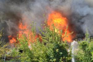 В Николаеве произошел пожар в здании, которое не эксплуатируется