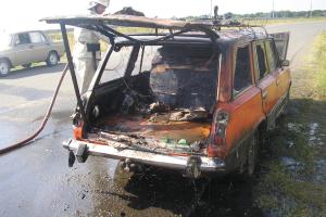 На Кировоградчине сгорел автомобиль