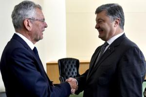 Порошенко обсудил с Президентом Австрии вопрос деоккупации Крыма