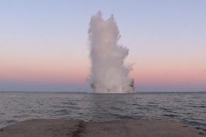 В оккупированном Крыму нашли мину весом 1000 кг