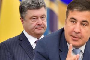 Дивний батл Порошенка та Саакашвілі