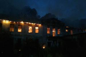 Во Львове произошел пожар в здании бывшего винзавода