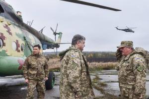 Порошенко анонсировал ротацию подразделений ВСУ на Донбассе