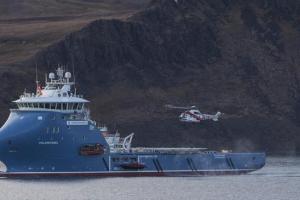 Российский вертолет с 8 пассажирами упал в море у берегов Норвегии