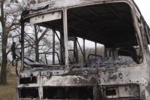 В Житомирской области по дороге на кладбище загорелся катафалк с гробом