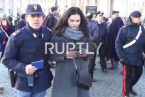 В Ватикане на акции "Femen" задержали украинскую журналистку