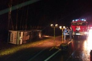 В России перевернулся автобус с 25 украинцами в салоне, есть пострадавшие