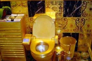 Подарок от выпускников: На Урале преподавателям вуза сделали золотой туалет