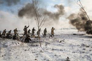 Президентская бригада Нацгвардии снимается в историческом фильме