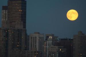 "Кровавое суперлуние": первые впечатляющие фото и прямая трансляция NASA