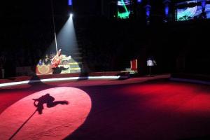 В цирке Запашного акробат упал на сцену, цирковой гимнаст введен в искусственную кому: кадры