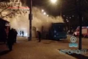 В Одессе взорвался троллейбус: подробности