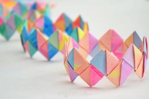 Как сделать бумажный браслет своими руками