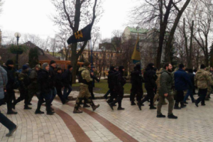 "Отставка Порошенко": В центре Киева проходит митинг в поддержку Саакашвили