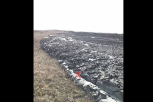 На Кубани проснувшийся вулкан залил грязью всю округу