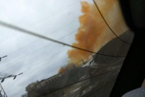 Найдена вероятная причина оранжевого снега на Донбассе