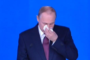 Путин выступил с посланием: «летали» ядерные ракеты, Песков грустил, а Кадыров и Жириновский спали