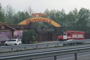 Под Киевом горит ресторан: подробности