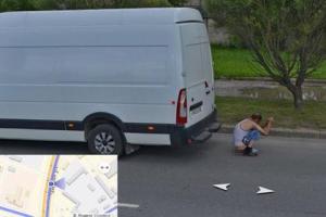 Россиянин справил нужду прямо на дороге и попал в Яндекс-карты