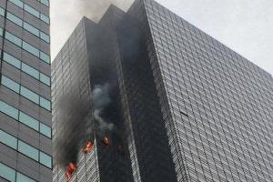 Пожар в Trump Tower: есть погибшие