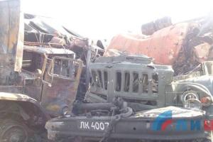 Луганск попал под обстрел: разбита техника боевиков для парада 9 мая
