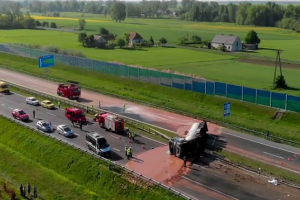 В Польше перекрыли трассу из-за разлива 24 тонн шоколада