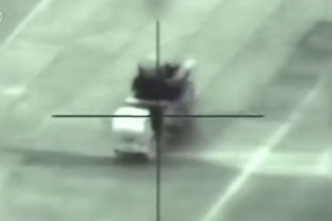 Израильская ракета уничтожила российский ЗРПК "Панцирь-С1": видео