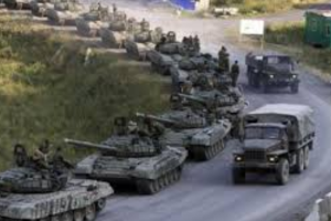 В сети сообщают о большом количестве российской техники, которая направляется в сторону Горловки