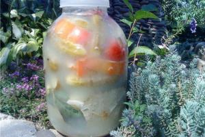 Квашеные огурцы с мукой 
