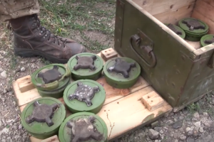 В зоне ООС уничтожены вражеские мины, запрещенные международными конвенциями