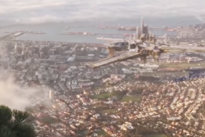 В небе над Кейптауном парил "призрачный город": видео таинственного явления