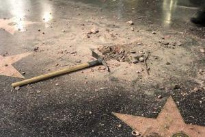 В Голливуде разбили звезду Дональда Трампа на Аллее славы