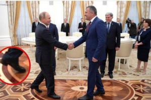 "Мода кремлевских карликов": Путина снова заметили на каблуках
