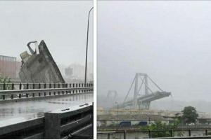 В Италии рухнул автомобильный мост: много погибших