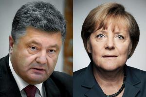 Порошенко поговорил с Меркель по телефону