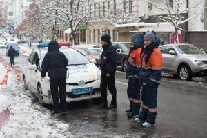 Первый снег в Киеве: количество ДТП резко возросло