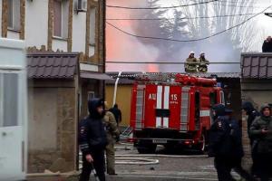 В Керчи произошел масштабный пожар
