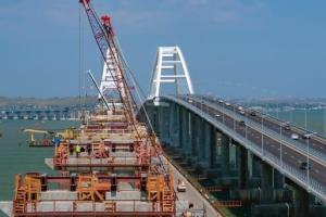 Оккупанты похвастались новым "достижением" на Керченском мосту