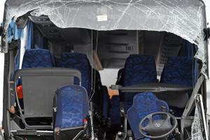 В Швейцарии автобус с российскими туристами врезался в стену