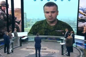 "Обезьяна!": Украинец сцепился с боевиком "ДНР" в прямом эфире