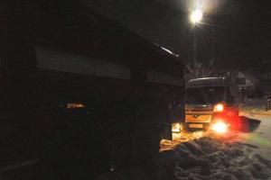 В Лисичанске застряла карета скорой медицинской помощи