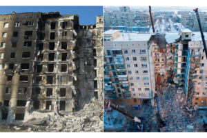 "От газа разрушений больше, чем от боевых действий?": В сети сравнили фото из Лисичанска и Магнитогорска